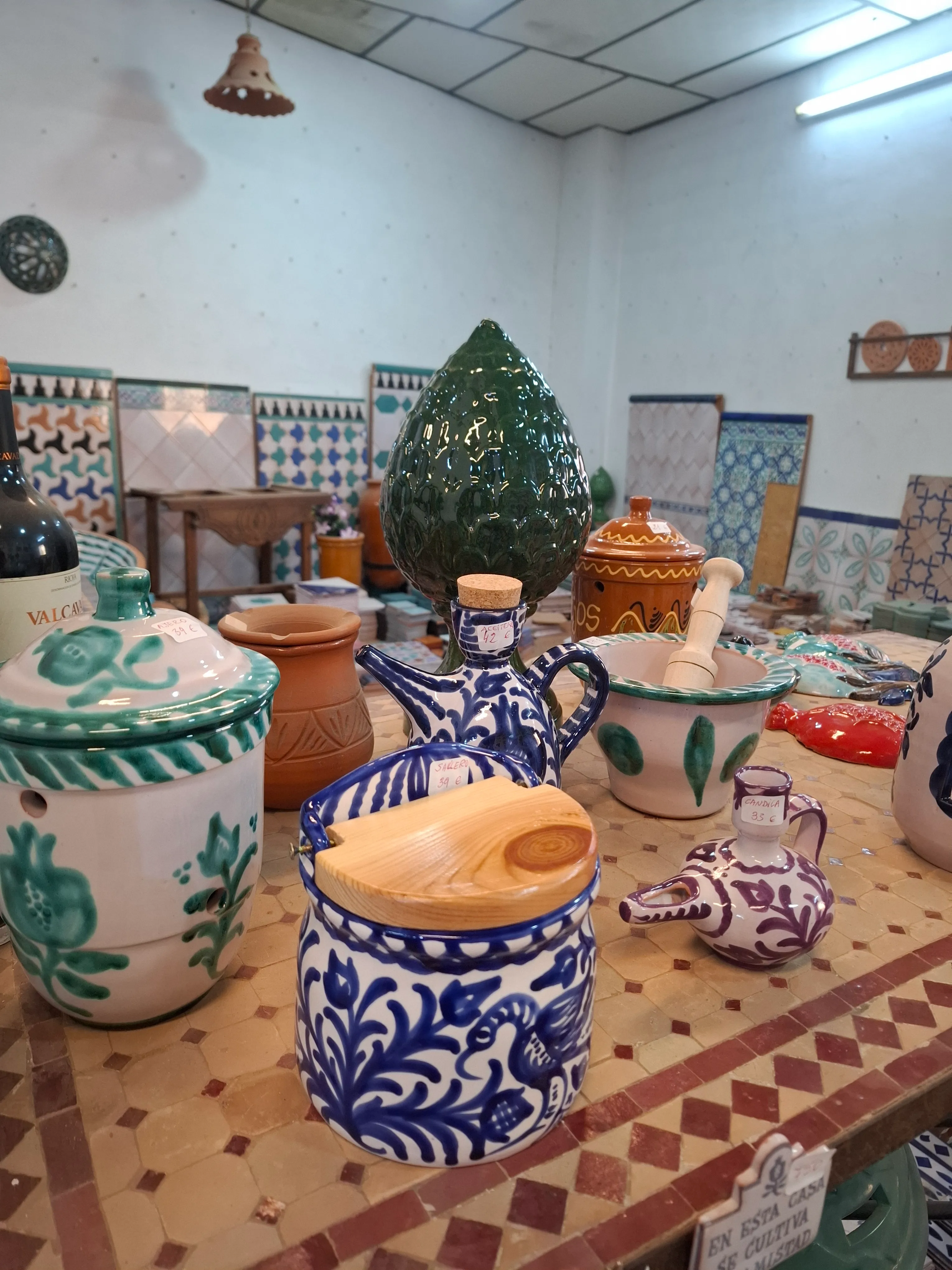 Otra imagen de cerámica Fajalauza